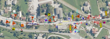 Obvestilo o zapori ceste v Mostah 2